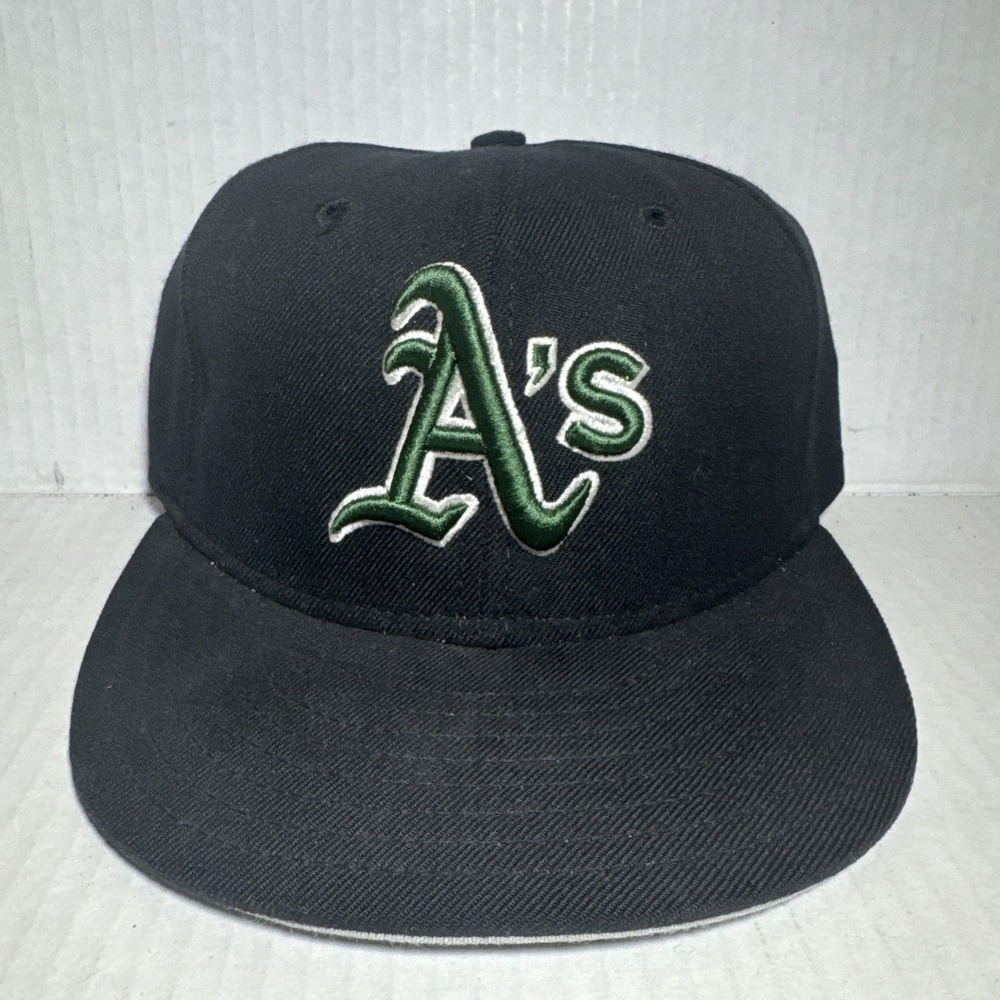 New Era Authentic Collection Oakland A's Baseball Hat Cap MLB 59Fifty Size 6 3/4